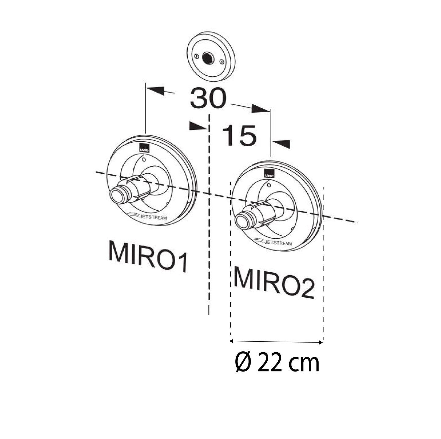 Gegenstromanlage MIRO 1 Fertigbausatz