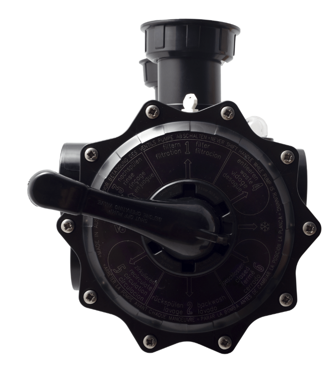 6-Wege Rückspülventil V6 Side Mount 1 ½" ABS