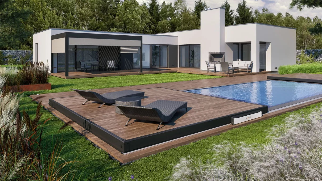 Bergen - Begehbare Poolabdeckung