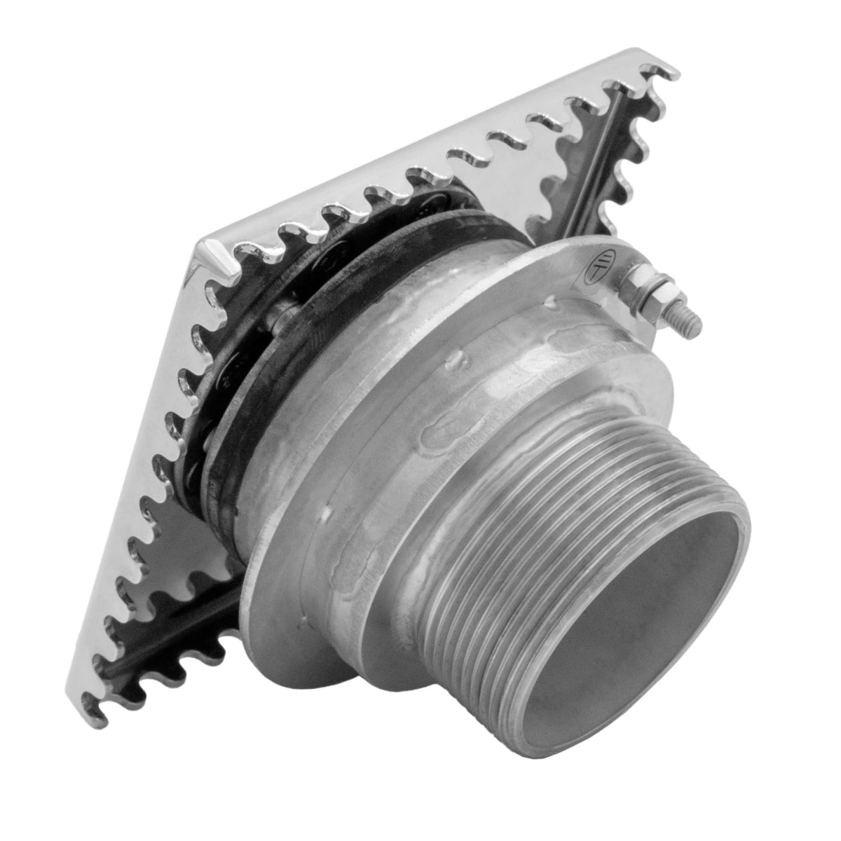 Bodeneinlaufdüse V4A eckig für Folienbecken