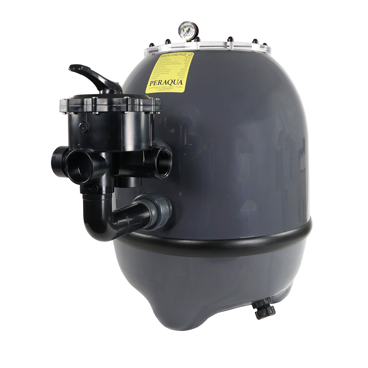 Polyester Filter Bregenz 2, Side Mount, inklusive 6-Wege Ventil