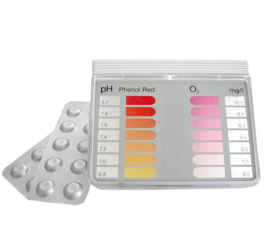 Sauerstoff/pH-Tester mit je 2 Streifen, zur Bestimmung vom Sauerstoff und pH-Wert
