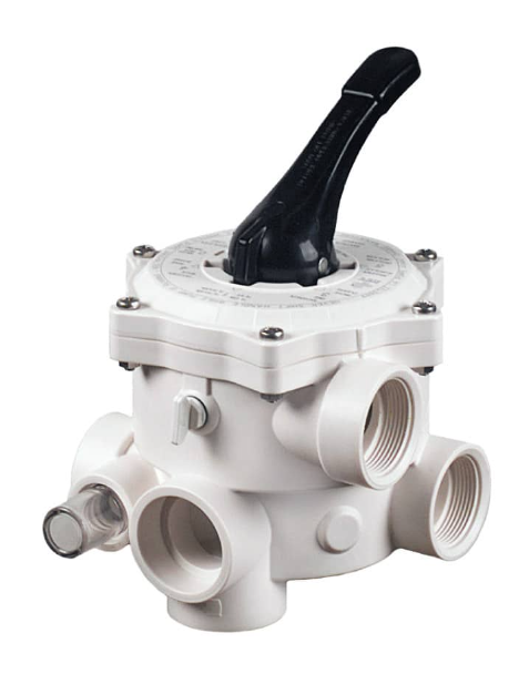 6-Wege Rückspülventil V6 Side Mount 1 ½" ABS