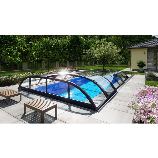 Pool-Überdachung / Schwimmbadüberdachung Dallas B, 462 x 850 cm