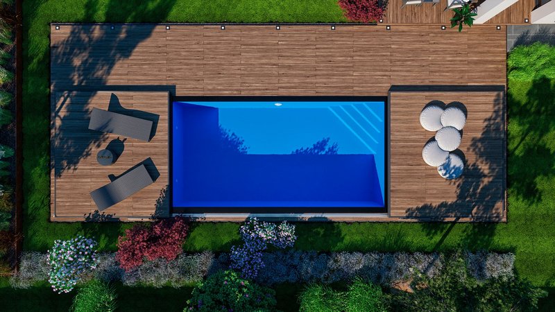 Bergen - Begehbare Poolabdeckung