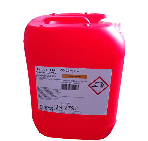 pH-Minus 535/50 flüssig 50% Schwefelsäure 25kg Kanister